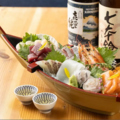 料理メニュー写真&nbsp;＜人気No1！！＞本日のお刺身舟盛り　1人前