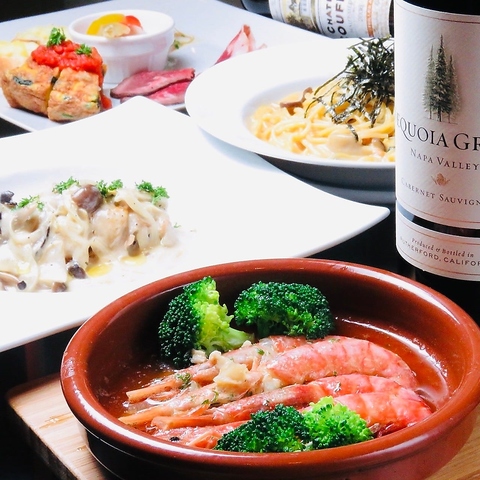 こだわりの料理とワインを隠れ家空間で♪ロフト個室は記念日や大人数での宴会に最適◎