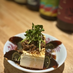 ピータン豆腐と坦々肉味噌