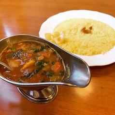 ホタテカレー（ホタテと野菜のカレー）ナン又はライス付き