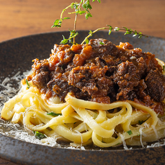 ■タリアテッレ　牛ハラミ肉の赤ワイン煮込み