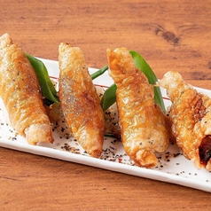 鶏皮餃子