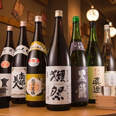 店主こだわりの日本酒・焼酎飲み放題も◎