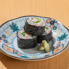 【酒の肴】イワシののりまき◆さっぱりと日本酒に合う名物※コースの内容に含まれますの写真