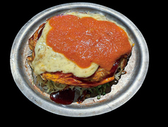 明太もちチーズ(チーズ・餅・明太子ソース)