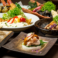 海鮮料理も大好評！産直の新鮮魚介料理を銀座でご堪能！