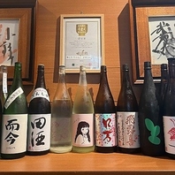 季節の日本酒ご用意しております