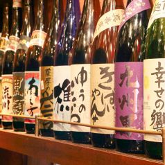 専門店もびっくり！？焼酎もかなりの種類をご用意！