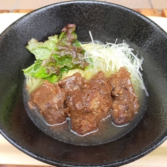 牛バラ肉の汁そば
