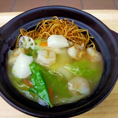 海鮮あんかけ焼きそば