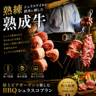 熟練シェフが焼き上げる本格シュラスコ食べ放題