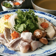 天然高級魚あら(クエ)鍋