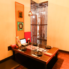 広々とした掘りごたつ席が人気！