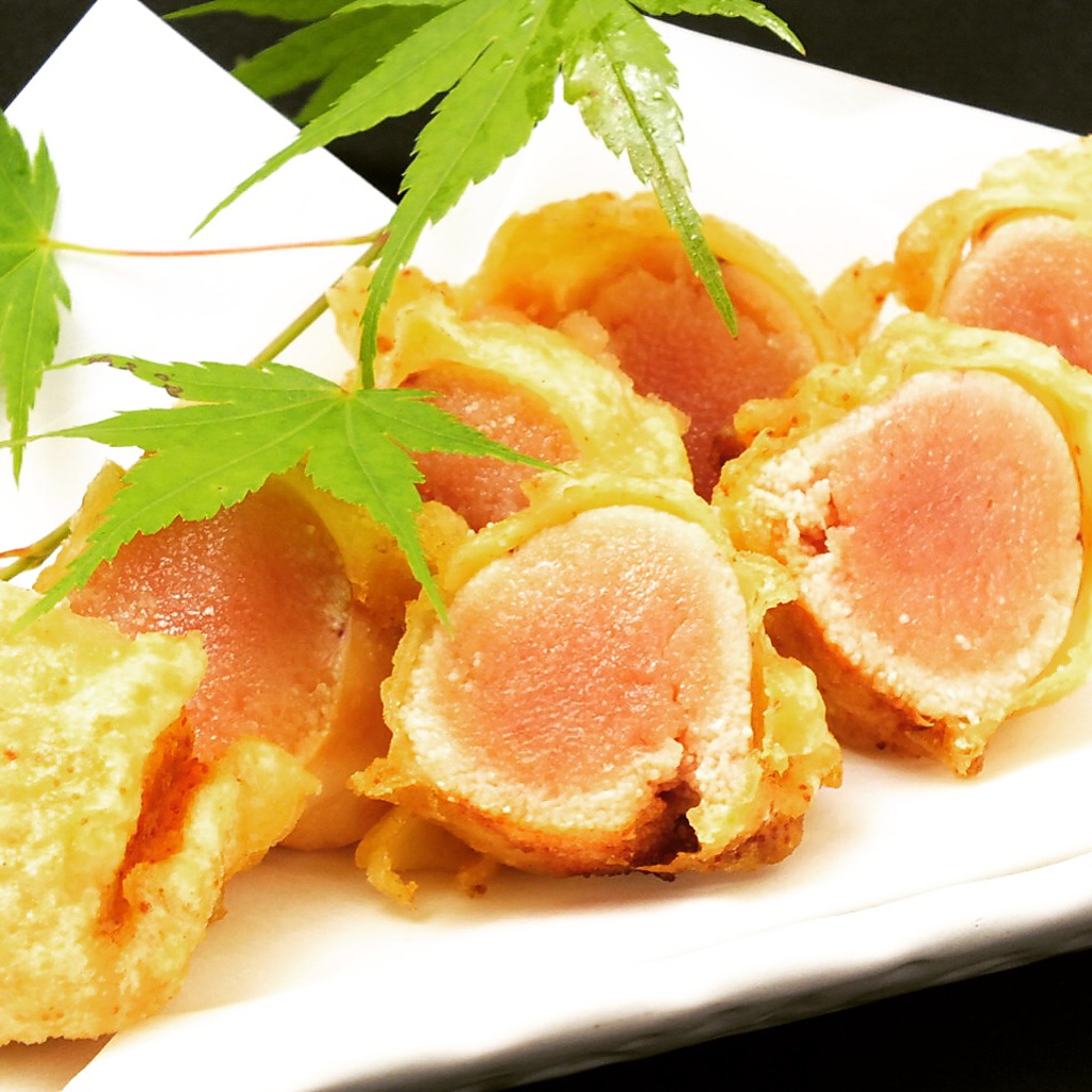 博多明太子の天ぷら！