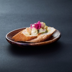 《単品ブルケッタ》 &nbsp;アボガドエビ