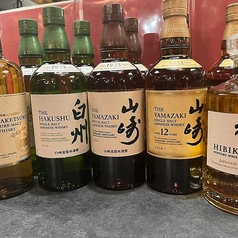 珍しい日本酒やウイスキーなどレア酒も！