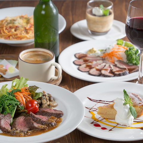 古民家の木の温もりあふれる空間で、ランチ・カフェ・ディナーとお酒を楽しめるお店♪