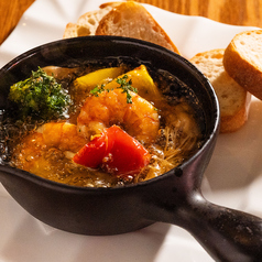 エビのアヒージョ