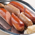 料理メニュー写真&nbsp;ビッグソーセージ３種