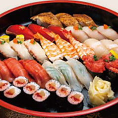 白身三味の入った 江戸前上にぎり 3人前