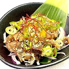 たたき鰹のユッケ