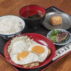 新登場!チャーシューエッグ定食