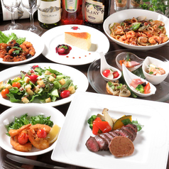 レストランアップルミントのコース写真