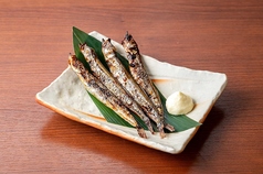 子持ちししゃも牡蠣醤油焼き