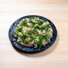 牛のタタキ葱まみれ
