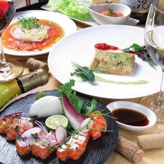 鮭と日本ワイン サーモンバル 銀涙 ginruiのコース写真