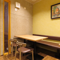 木の温もりが心地よい空間