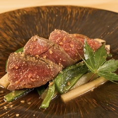 黒毛和牛もも肉 青椒肉絲風（低温調理）