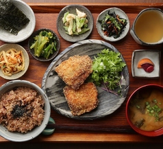 発酵アジフライ定食