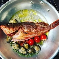 美味しい魚介類を使ったお料理をぜひ