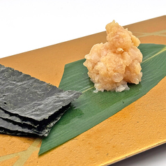 きんきのなめろう 海苔添え