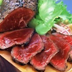 馬サーロインステーキの鉄板焼き