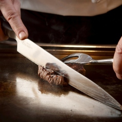 神戸牛鉄板ステーキ沙耶香のコース写真