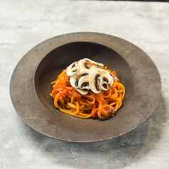 もちもち生パスタ使用 マッシュルームナポリタン
