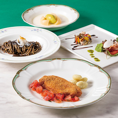 メヌー・ブォングスタイオ イタリアン美食家コース 7/1~8/31(7月18~20日、8月6・7・15・16日を除く)