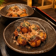 揚げたこ焼き