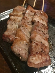 豚バラ　塩 Yakitori pork belly skewer salt grilled