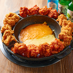 【SNS映え】韓国料理100種2時間食べ飲み放題付き　UFOチキンコース　4500円