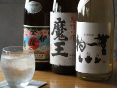 人気の焼酎揃っております