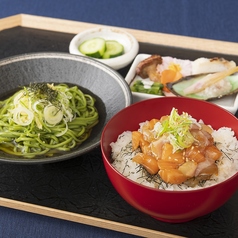 ミニミニセット（小丼+名物蕎麦）