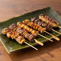 串焼き盛り合わせ（6本）[たれ・塩]