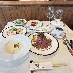 ステーキレストラン宮ケ瀬のコース写真