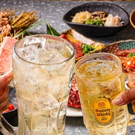 本町で充実の飲み放題メニュー 40種以上！！