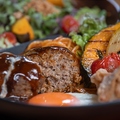 料理メニュー写真&nbsp;ベアーズハンバーグセット