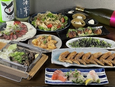 鶏料理と牛もつ鍋の店 嬉らく人のコース写真