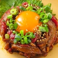 料理メニュー写真&nbsp;牛ユッケ